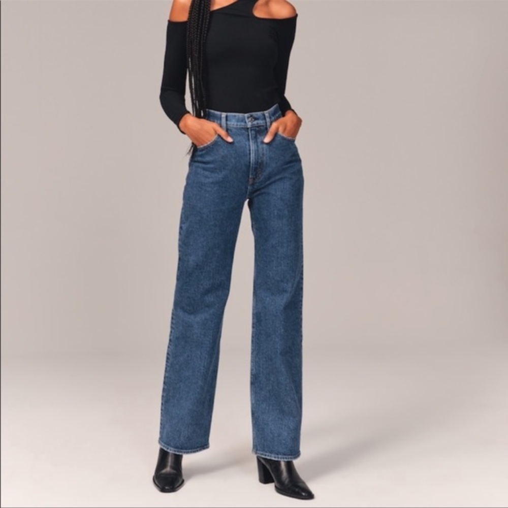 90s Ultra High Rise Relaxed Jeans - 27 SHORT - Picture 4 of 12